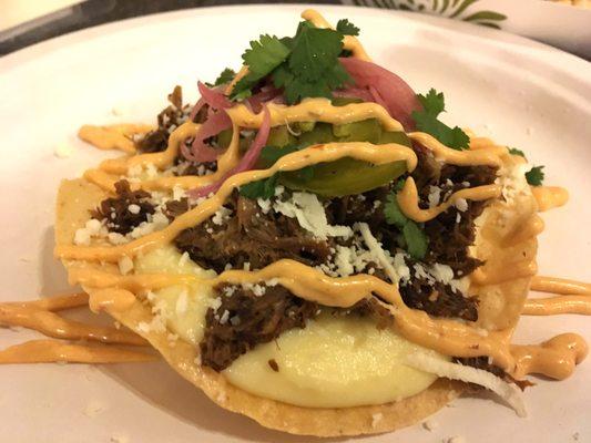 Barbacoa Tostada