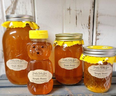 All natural, pure local honey.