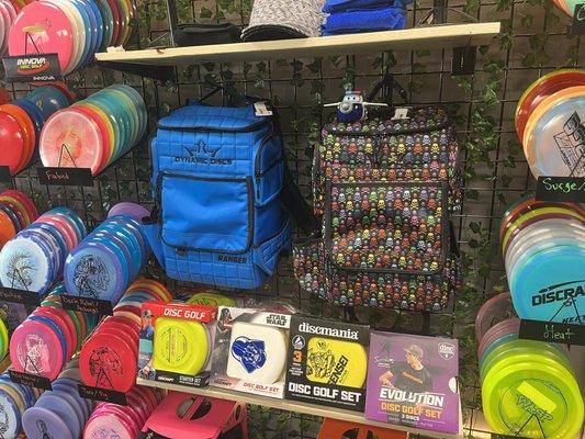 Large Selections of Discs and Bags