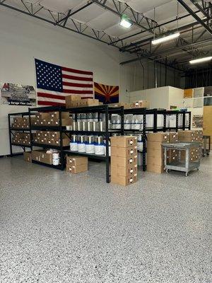 Epoxy Supply warehouse