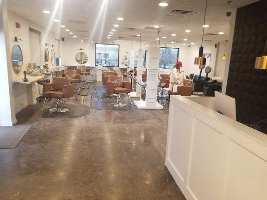 Salon remodel