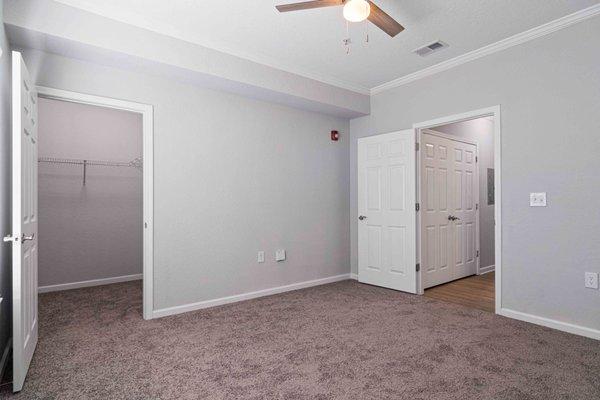 The Asher at Sugarloaf Lawrenceville Ga Apartments spacious bedroom with large walkin closets available