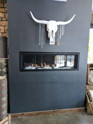 Modern fireplace