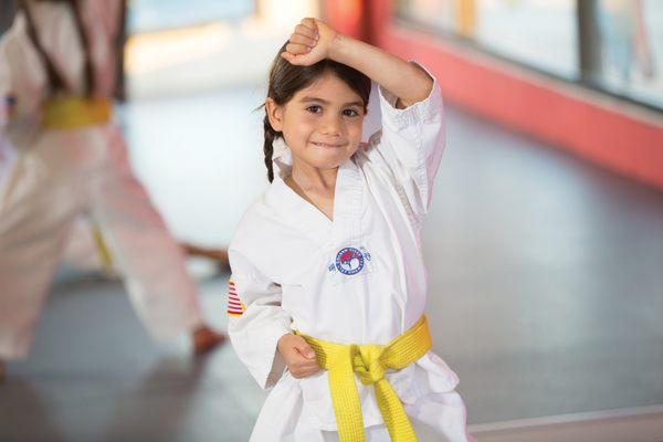 Little Kickers Karate class