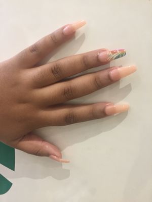 Acrylic tips set