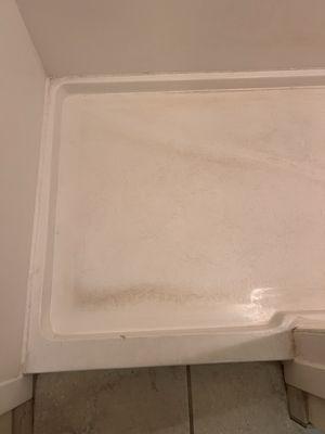 Dirt and grime in the shower