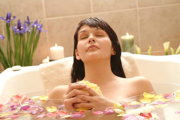 Soaking Tub at the Sego Lily Spa in Layton