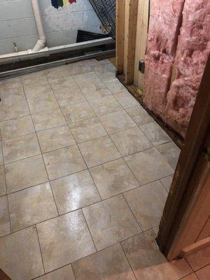 After pictures of flooded basement