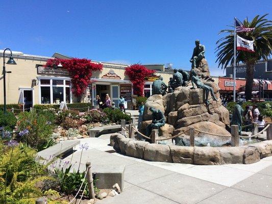 We are located at the north end (inside the Canning Company Building), at Steinbeck Plaza on Cannery Row in Monterey, Ca.