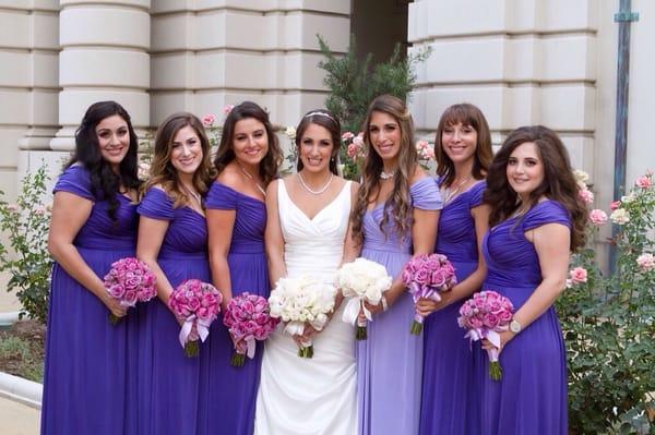 Lauren and her Bridal Party