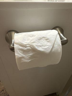 This is five star hotel service, folded my tp?!? Amazing!