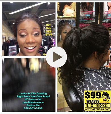 4 Atlanta Snellville Georgia's Top Certified Hair Extension & Custom Lace Wig Specialist Call 678-663-5298