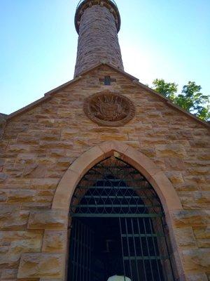 The Civil War Memorial Tower.