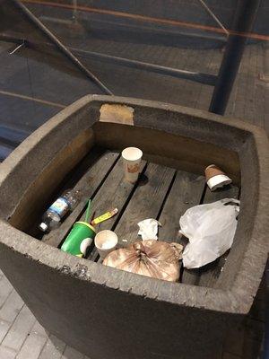 If you enjoy coming home to garbage at the front entrance everyday this place is for you!