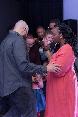 Baby Dedications on Mother's Day