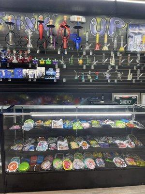 glassware, torches, baggies, hookahs