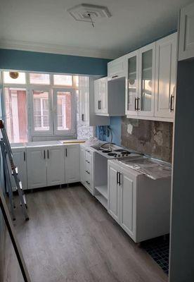 Kitchen cabinets installation