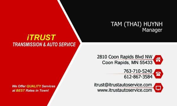 iTrust Transmission & Auto Service