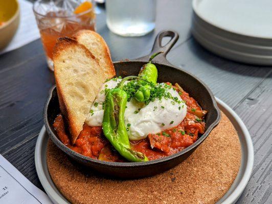 August 13, 2022; Shakshuka.