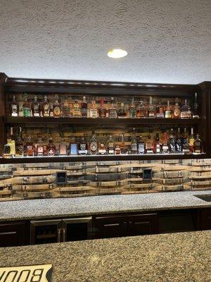 Bar and countertop granite.