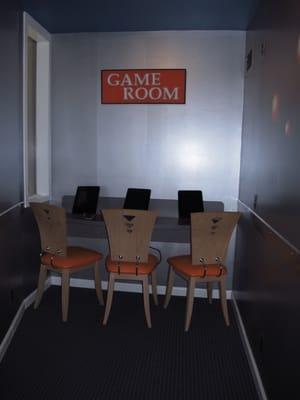 Our Game Room complete with iPads!