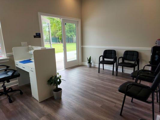 Handicap accessible waiting room