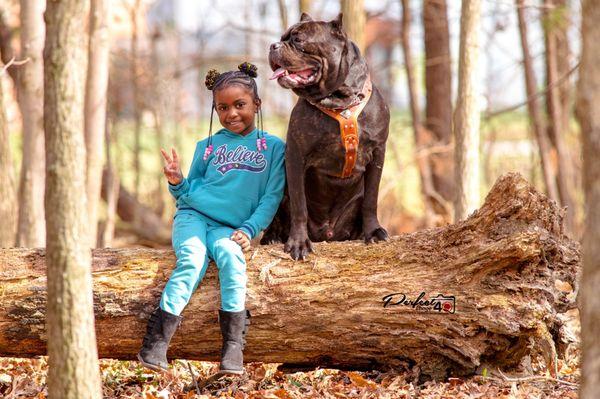 Girl and her dog!