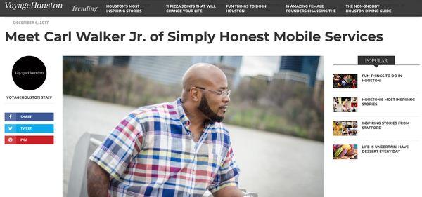 Voyage Houston-http://voyagehouston.com/interview/meet-carl-walker-jr-simply-honest-mobile-services-primarily-mobile-repair-service-s