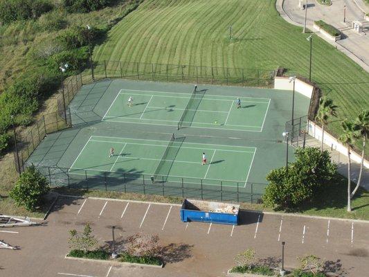 Tennis courts