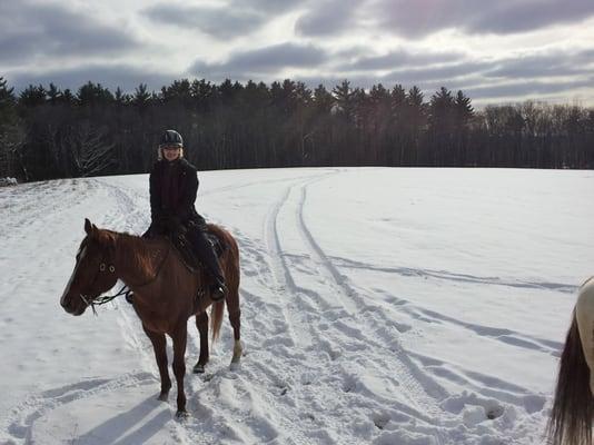 Winter trail ride