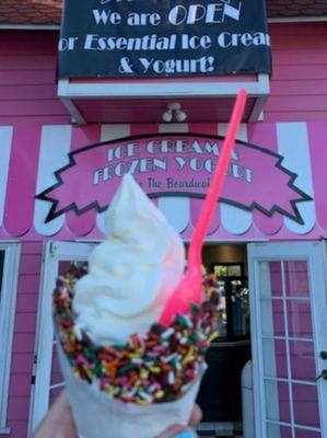 We are OPEN! Stop by and grab some esscential ice cream and frozen yogurt!