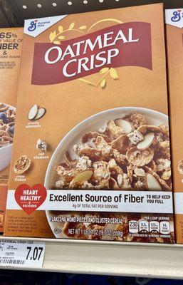 Sticker shock $7.00 for cereal. A little over $5 and $5 in bulk at other places. Also don't  they add more cost at the cash register too?!?