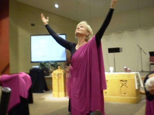 Liturgical dance in the Ministry Activity Center (MAC)