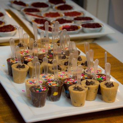 Cookie dough shots for any event