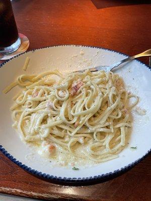 Crab Linguini Alfredo