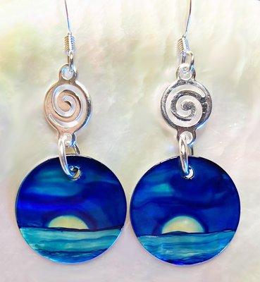 Blue Moon Earrings