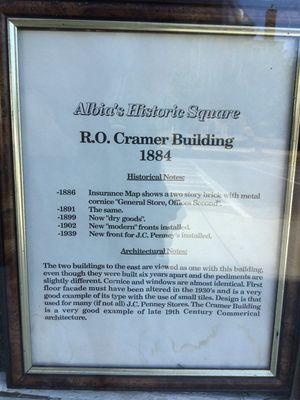 History of the building occupied by Sandie's Antiques and Doll Museum