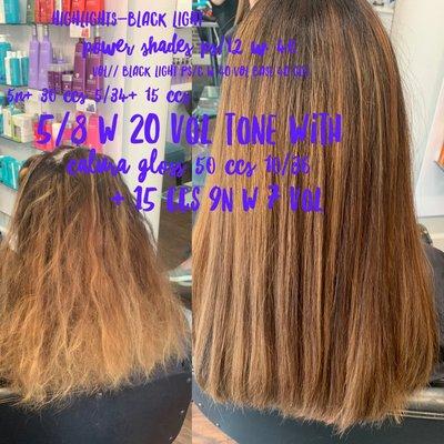 Brazilian Blowout and color fix