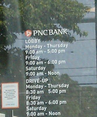 Bank hours