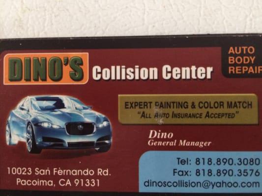 Dino's Collision Center