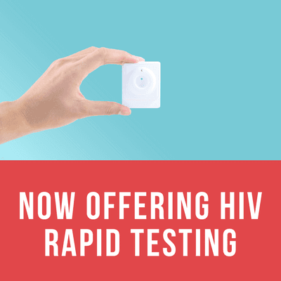 Now offering HIV rapid testing