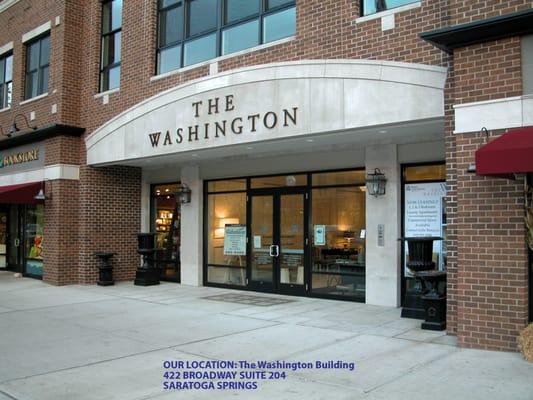 Great location on Broadway in the very center of town, inside the new Washington Building.