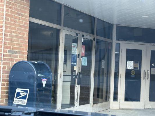 Front of the post office.