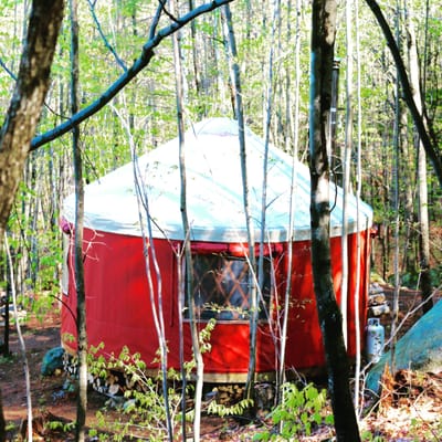 Sweet Sunset Yurt.