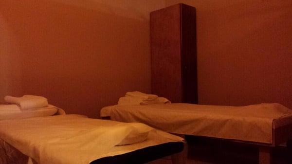 Couples massage room