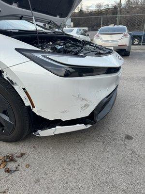 2024 Toyota Prius in for Repair