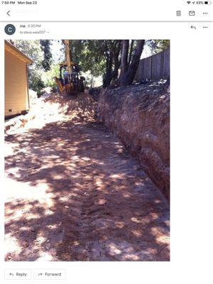 We needed our 90' driveway excavated and widened for preparation for pavers. Dave and Theresa and honest and nice and did a great job!