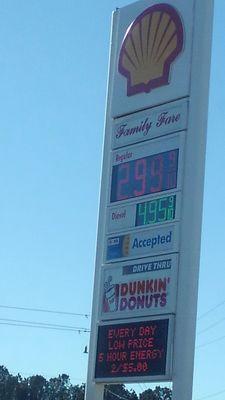 12/29/22 regular $2.99 gallon