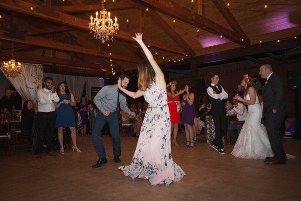 Ask about my special dance-off I do at weddings. Always a hit