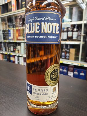 Hand Selected by BSB, Single Barrel Blue Note Proof 100 Crafted in Memphis, TN